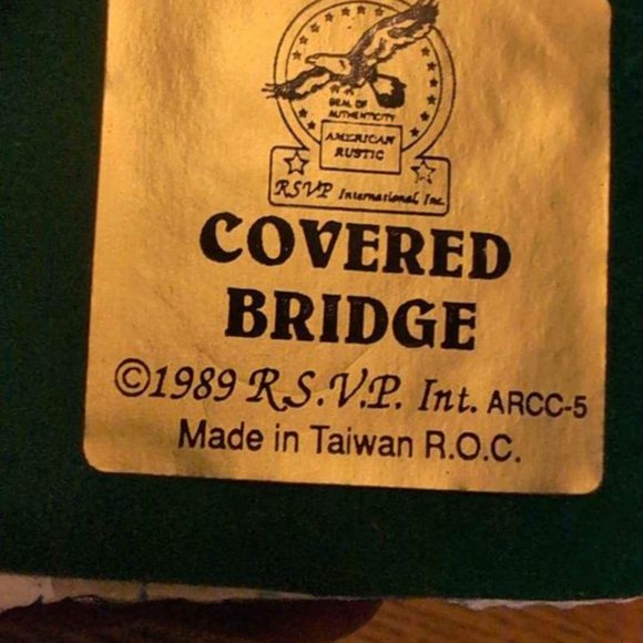 The American Rustic Series Country Christmas Cottages - Covered Bridge - Picture 3 of 8